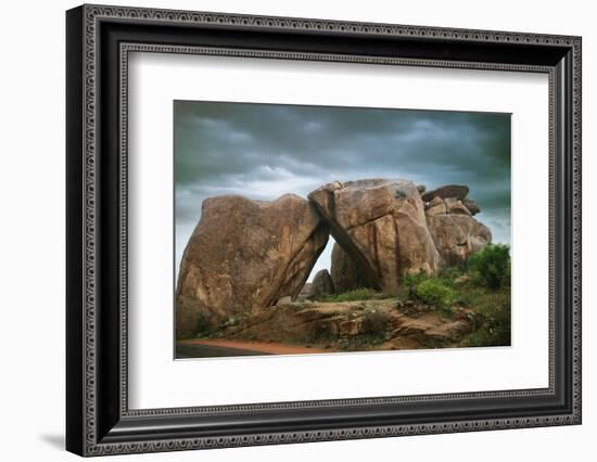 Hampi, Natural Gate-Bluehouseproject-Framed Photographic Print