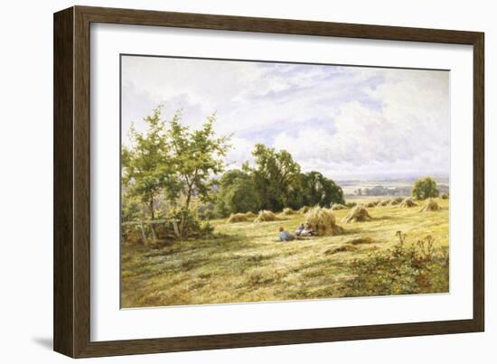 Hampshire Cornfield-Henry Parker-Framed Giclee Print