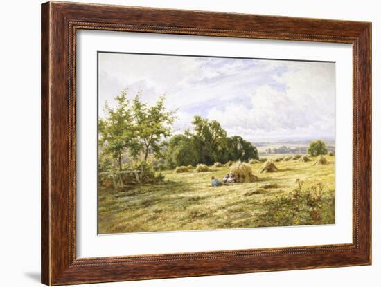 Hampshire Cornfield-Henry Parker-Framed Giclee Print