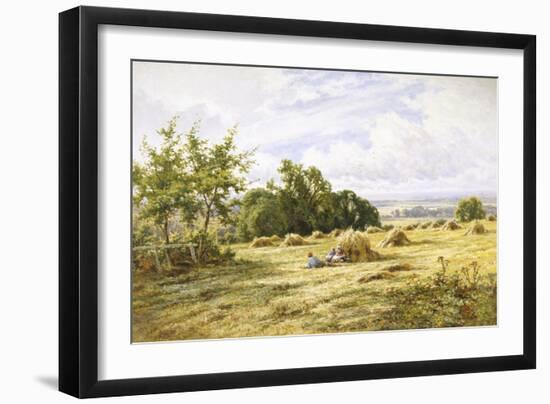 Hampshire Cornfield-Henry Parker-Framed Giclee Print