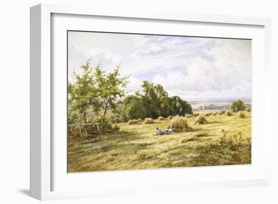 Hampshire Cornfield-Henry Parker-Framed Giclee Print