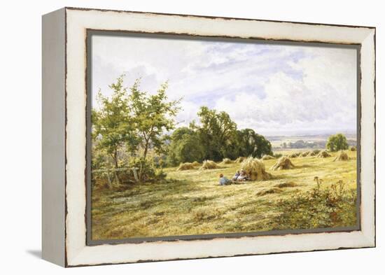 Hampshire Cornfield-Henry Parker-Framed Premier Image Canvas