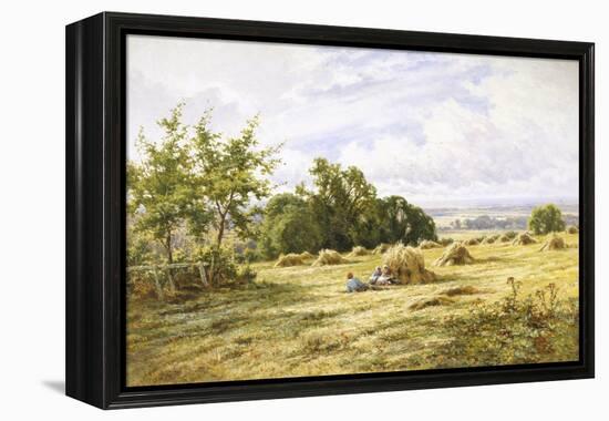 Hampshire Cornfield-Henry Parker-Framed Premier Image Canvas