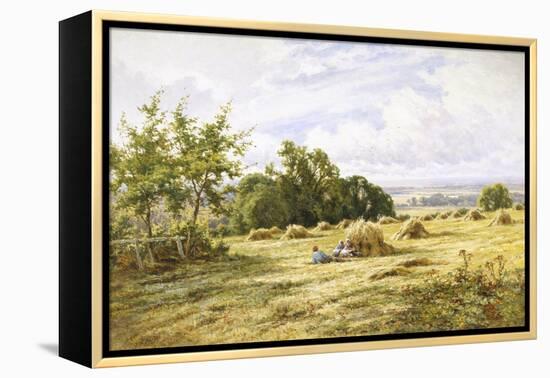 Hampshire Cornfield-Henry Parker-Framed Premier Image Canvas