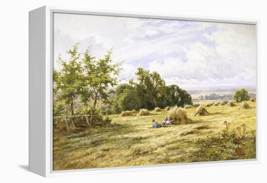 Hampshire Cornfield-Henry Parker-Framed Premier Image Canvas