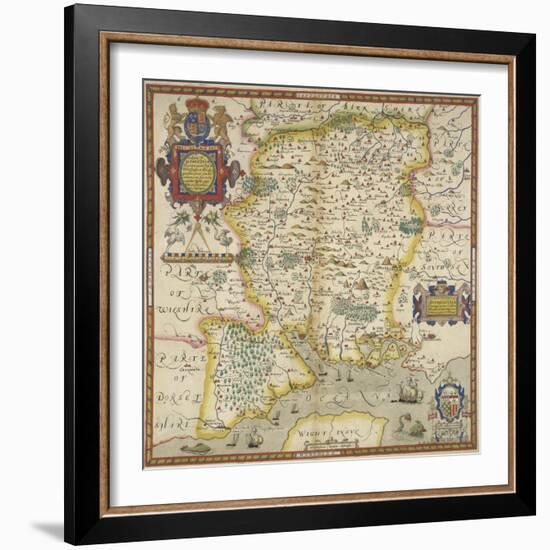 Hampshire-Christopher Saxton-Framed Giclee Print