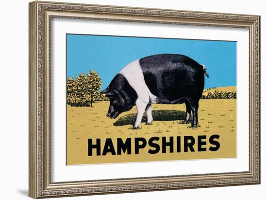 Hampshires-null-Framed Art Print