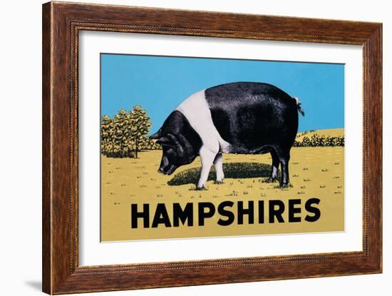 Hampshires-null-Framed Art Print