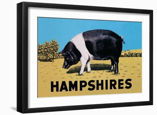 Hampshires-null-Framed Art Print