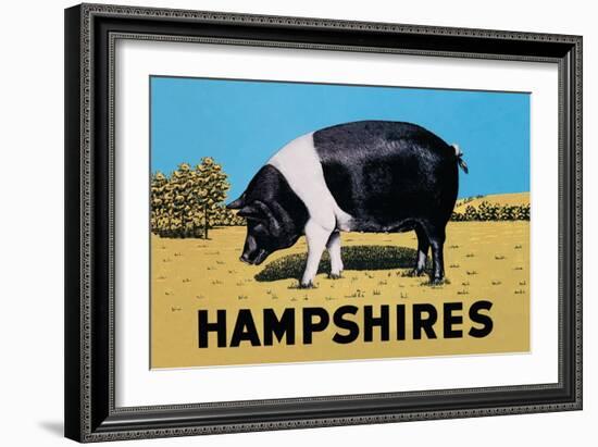 Hampshires-null-Framed Art Print