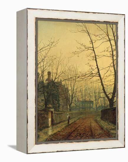 Hampstead - Autumn Gold, 1880-John Atkinson Grimshaw-Framed Premier Image Canvas