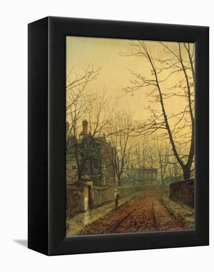 Hampstead - Autumn Gold, 1880-John Atkinson Grimshaw-Framed Premier Image Canvas