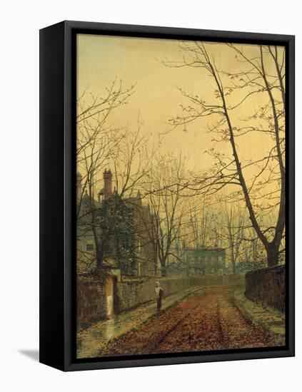 Hampstead - Autumn Gold, 1880-John Atkinson Grimshaw-Framed Premier Image Canvas