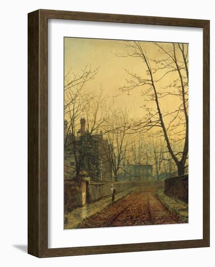 Hampstead - Autumn Gold, 1880-John Atkinson Grimshaw-Framed Giclee Print