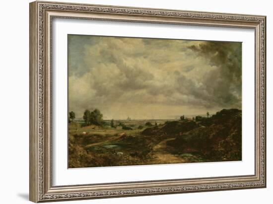 Hampstead Heath (Oil on Canvas)-John Constable-Framed Giclee Print