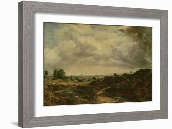 Hampstead Heath (Oil on Canvas)-John Constable-Framed Giclee Print