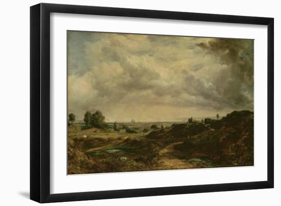 Hampstead Heath (Oil on Canvas)-John Constable-Framed Giclee Print