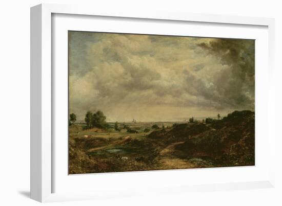 Hampstead Heath (Oil on Canvas)-John Constable-Framed Giclee Print