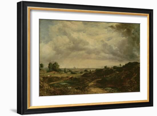 Hampstead Heath (Oil on Canvas)-John Constable-Framed Giclee Print