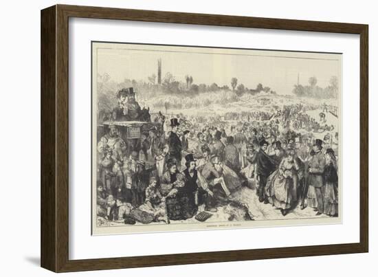 Hampstead Heath on a Holiday-Frederick Barnard-Framed Giclee Print