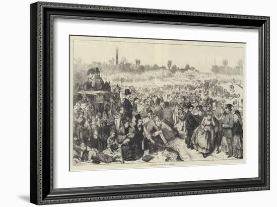 Hampstead Heath on a Holiday-Frederick Barnard-Framed Giclee Print