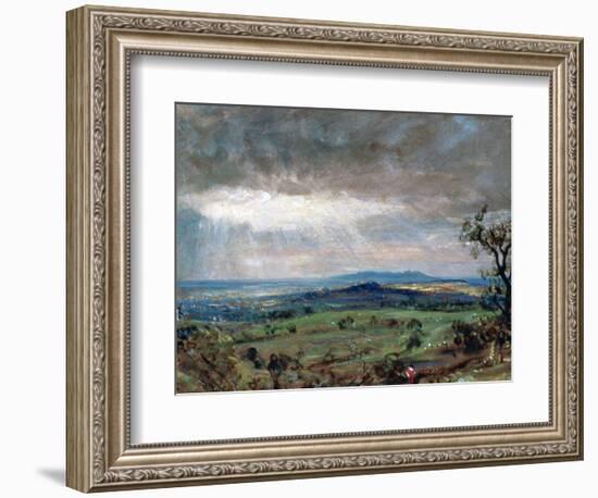 Hampstead Heath with Harrow in the Distance, C1821-John Constable-Framed Giclee Print