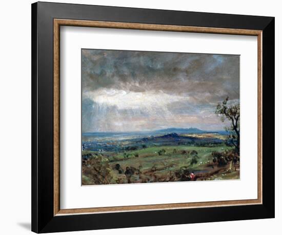 Hampstead Heath with Harrow in the Distance, C1821-John Constable-Framed Giclee Print