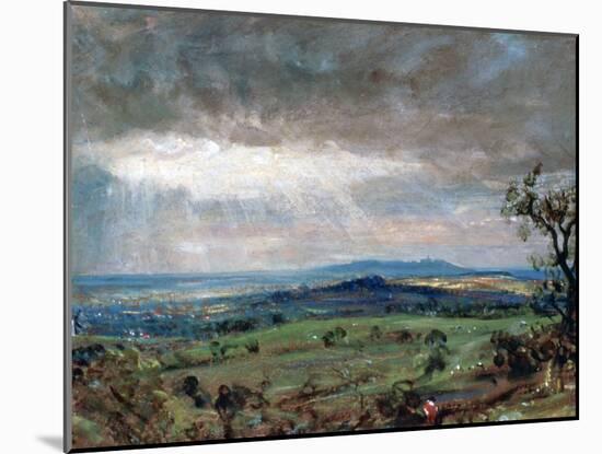 Hampstead Heath with Harrow in the Distance, C1821-John Constable-Mounted Giclee Print