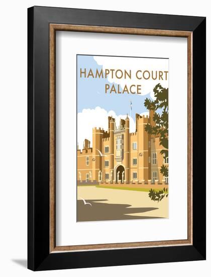 Hampton Court Palace - Dave Thompson Contemporary Travel Print-Dave Thompson-Framed Giclee Print