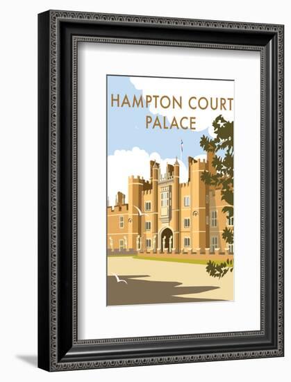 Hampton Court Palace - Dave Thompson Contemporary Travel Print-Dave Thompson-Framed Giclee Print