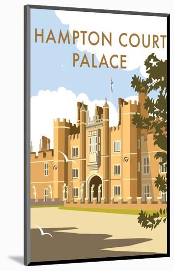 Hampton Court Palace - Dave Thompson Contemporary Travel Print-Dave Thompson-Mounted Giclee Print