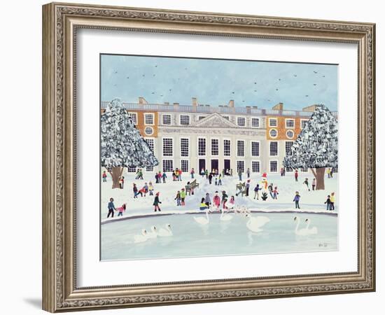 Hampton Court Palace, Fountain Gardens-Judy Joel-Framed Giclee Print