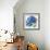 Hampton Hydrangea II-Asia Jensen-Framed Art Print displayed on a wall