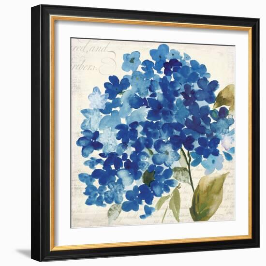 Hampton Hydrangea II-Asia Jensen-Framed Art Print