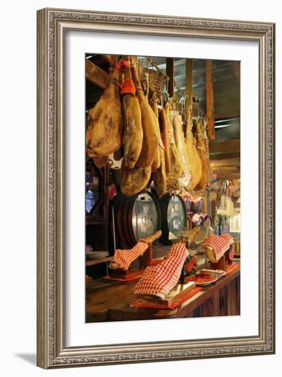 Hams for Sale, Casa De Miranda, Puerto De La Cruz, Tenerife, Canary Islands, 2007-Peter Thompson-Framed Photographic Print