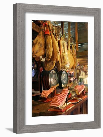 Hams for Sale, Casa De Miranda, Puerto De La Cruz, Tenerife, Canary Islands, 2007-Peter Thompson-Framed Photographic Print