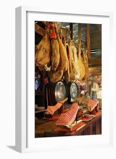 Hams for Sale, Casa De Miranda, Puerto De La Cruz, Tenerife, Canary Islands, 2007-Peter Thompson-Framed Photographic Print