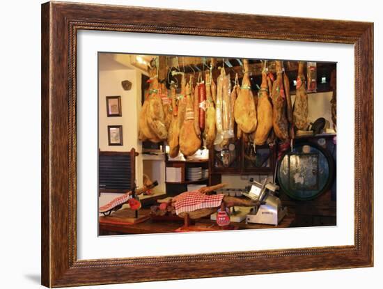 Hams for Sale, Casa De Miranda, Puerto De La Cruz, Tenerife, Canary Islands, 2007-Peter Thompson-Framed Photographic Print