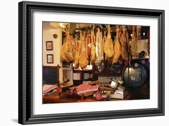 Hams for Sale, Casa De Miranda, Puerto De La Cruz, Tenerife, Canary Islands, 2007-Peter Thompson-Framed Photographic Print