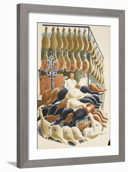 Hams-Eric Ravilious-Framed Giclee Print