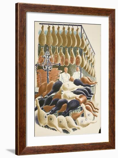 Hams-Eric Ravilious-Framed Giclee Print