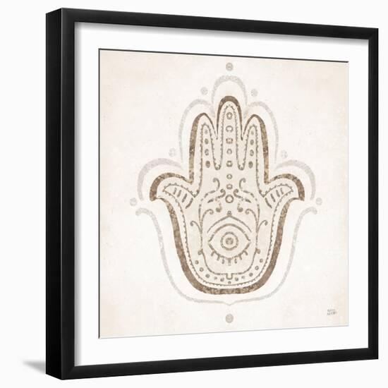 Hamsa Amulet-Melissa Averinos-Framed Art Print