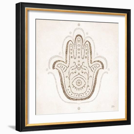 Hamsa Amulet-Melissa Averinos-Framed Art Print