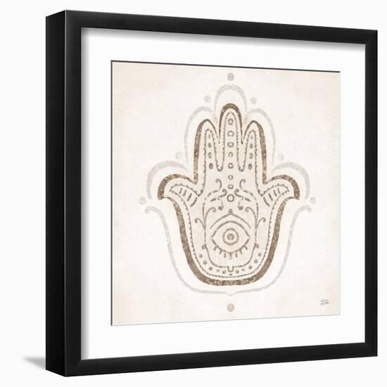 Hamsa Amulet-Melissa Averinos-Framed Art Print