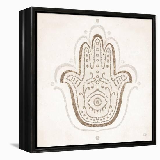 Hamsa Amulet-Melissa Averinos-Framed Stretched Canvas