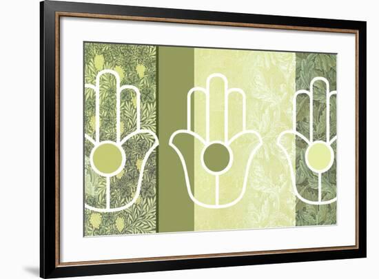 Hamsa Forest-null-Framed Art Print