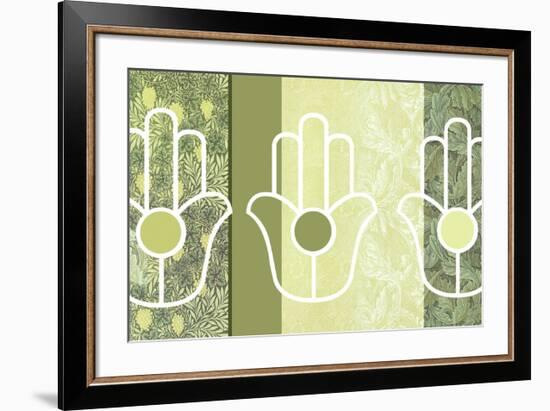 Hamsa Forest-null-Framed Art Print