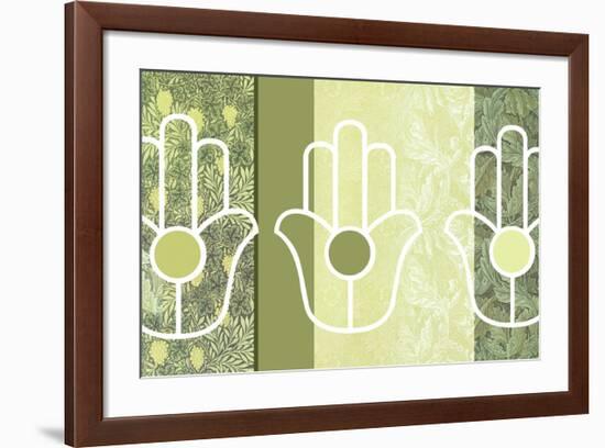 Hamsa Forest-null-Framed Art Print