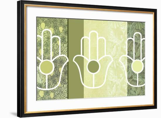 Hamsa Forest-null-Framed Art Print