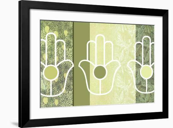 Hamsa Forest-null-Framed Art Print